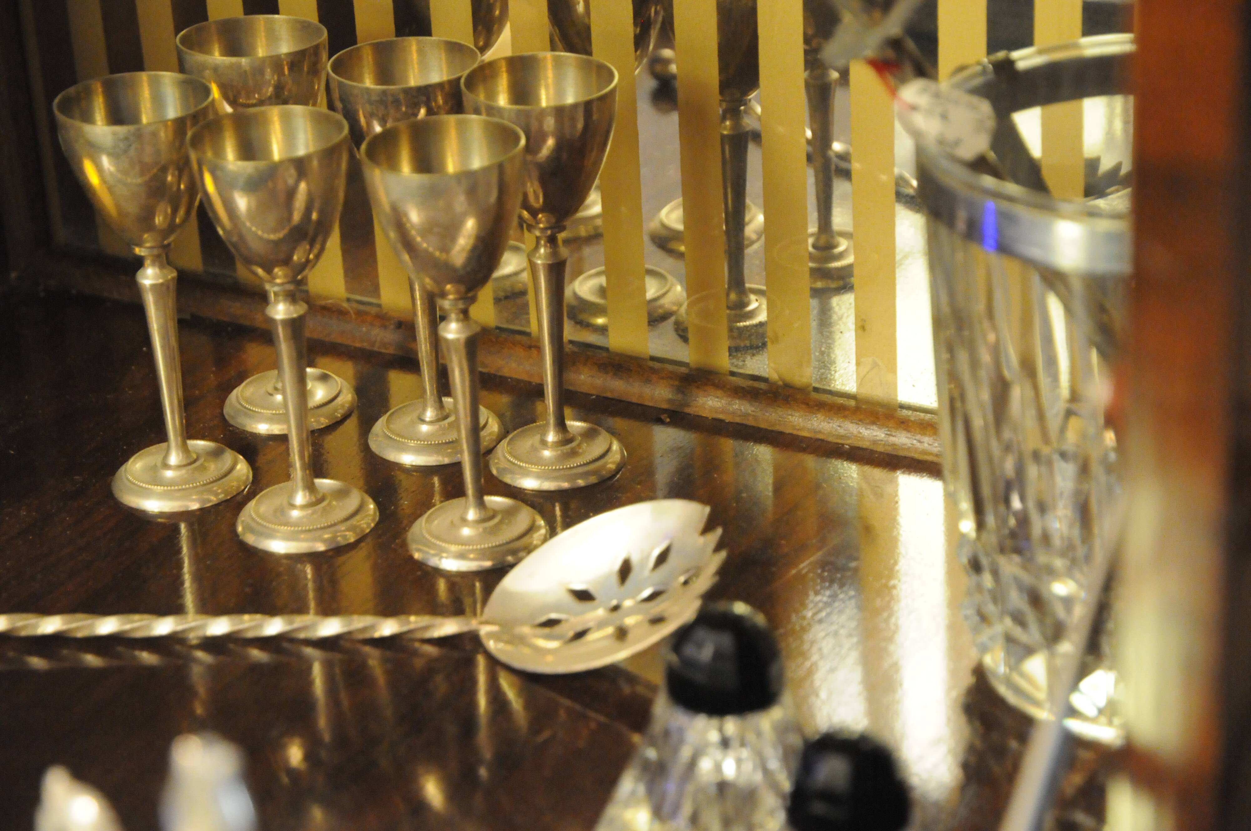 Showcase / Secretary / teak "Turnidge" art deco buffet