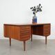 Teak desk, Danish design, 1960s, designer: J. Svenstrup