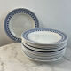 Set of 15 flat plates Sarreguemines Béatrice collection
