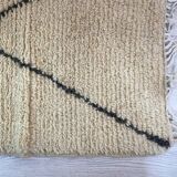 Handmade Moroccan Berber carpet 210 x 145 CM