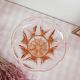 Grand vase en verre rose