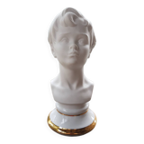 Buste garçon porcelaine