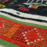 Hand woven wool rug 125x70cm