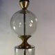 Lamp See Delmas glass and brass, vintage design