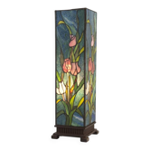 Lampe de table carrée Tiffany Art Nouveau