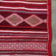 Tapis berbère rouge fait à la main en laine 115x215cm