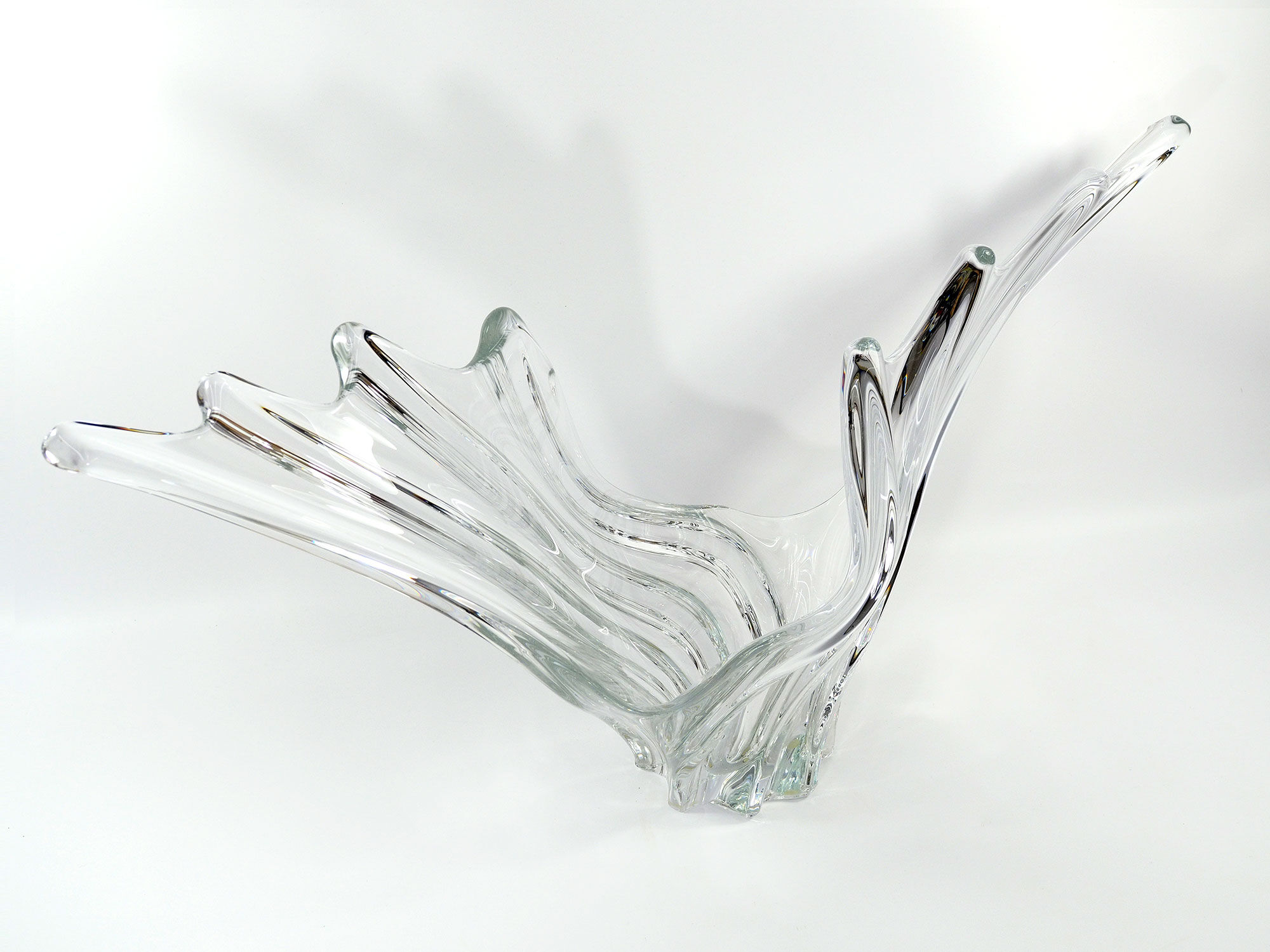 Vannes france art crystal vase