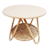 Rattan round table