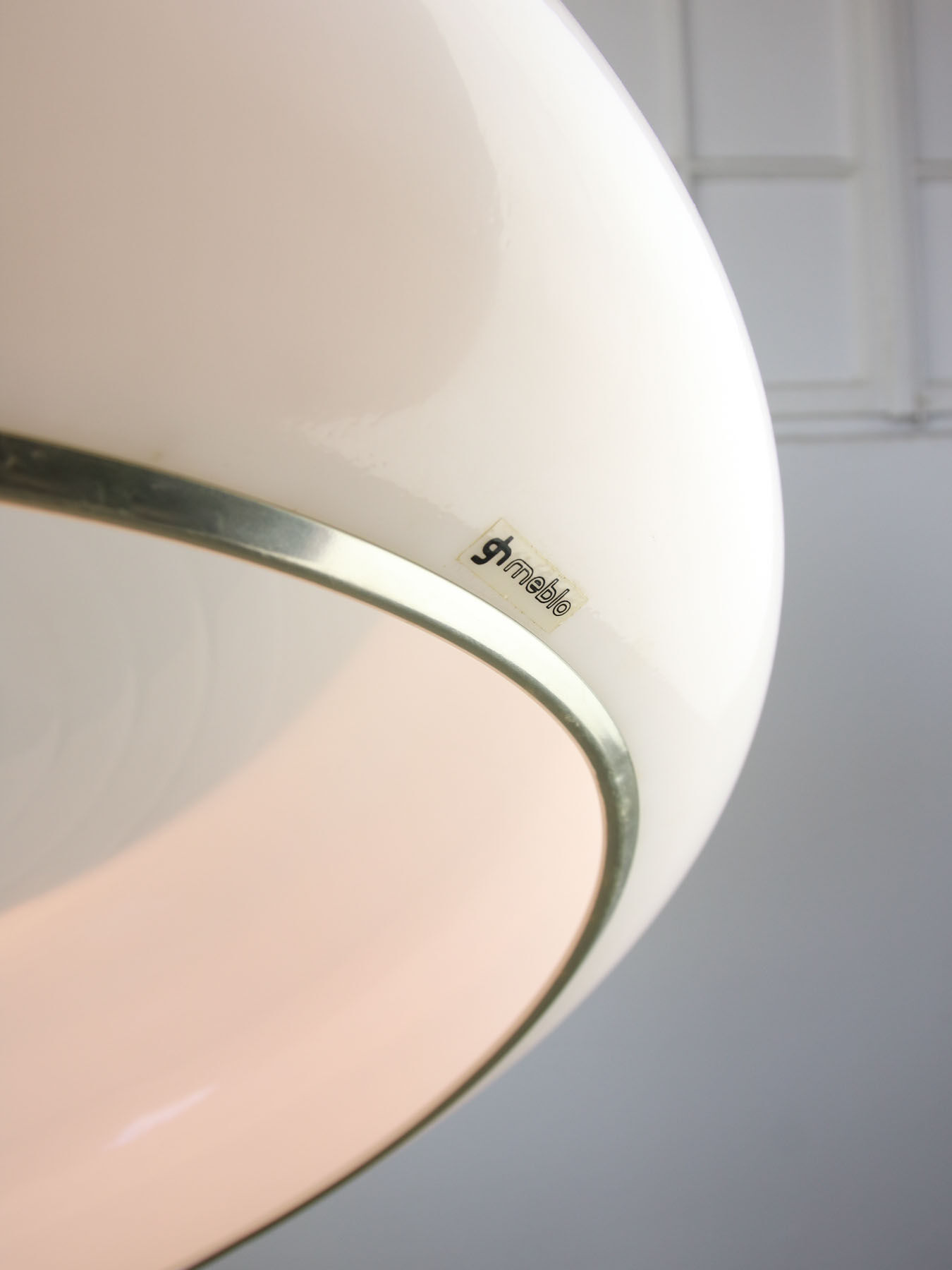 Pendant space-age Guzzini lamp, 70s