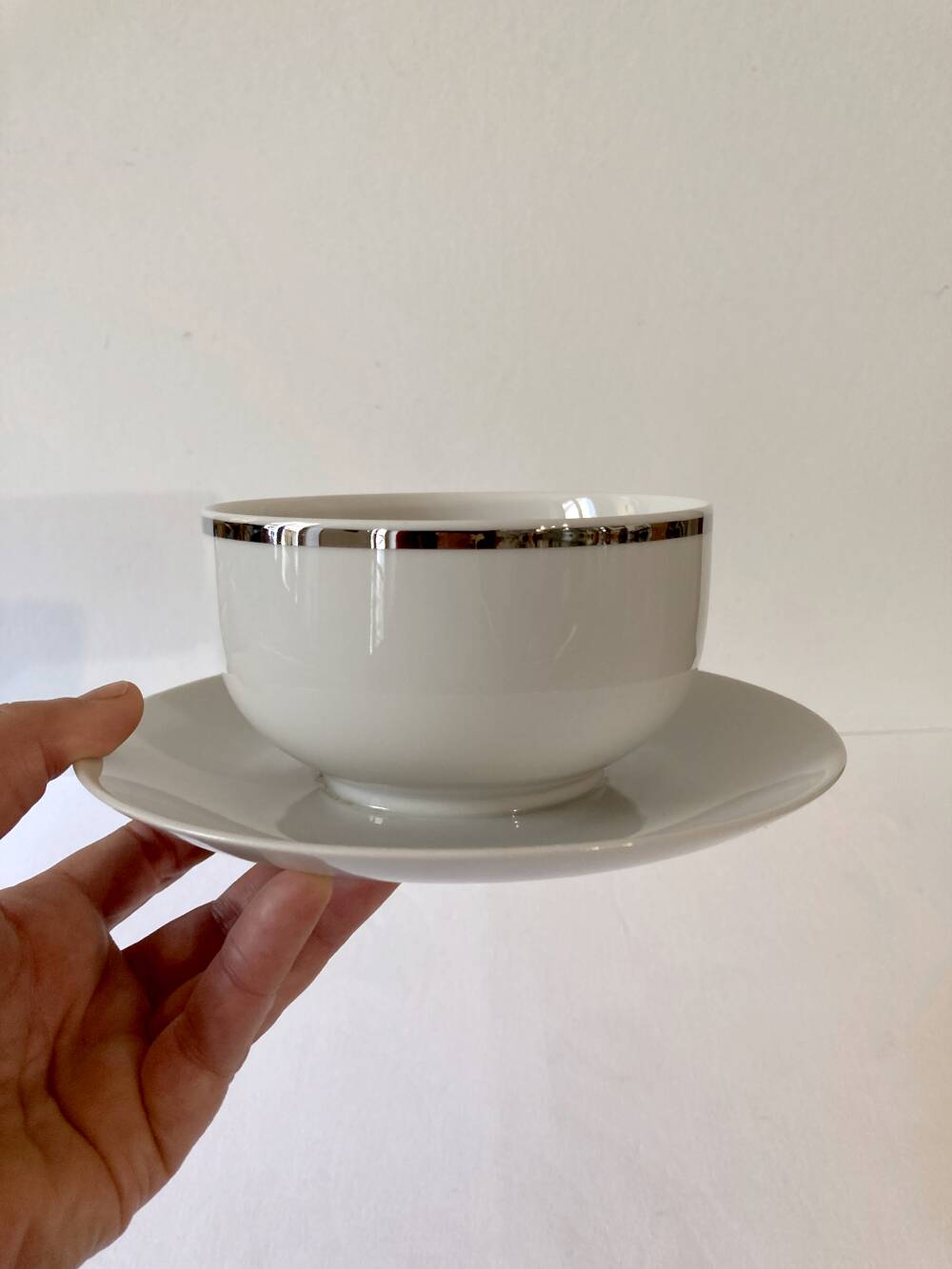 Earthenware soup tureen and sauce boat from Winterling, Bavaria