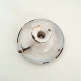 Enamelled candle holder