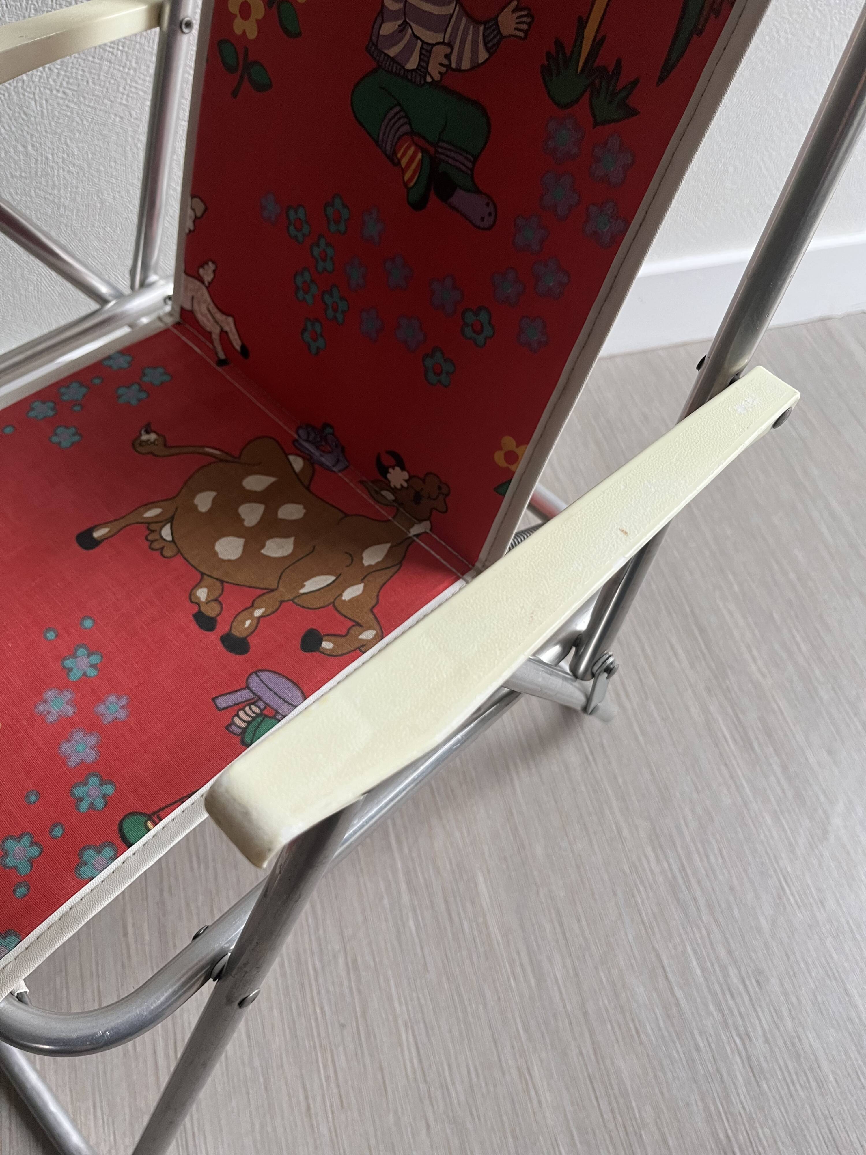 Vintage children's camping chair