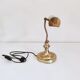 Lampe de bureau banquier en laiton doré