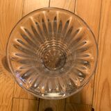 Tulip-shaped crystal vase