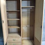 Raw wood hotel cabinet