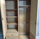 Raw wood hotel cabinet