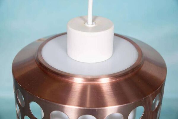 Suspension d'époque spatiale années 60/70, suspension lumineuse suédoise