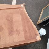 Old louis xv style marquetry chest of drawers