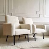 Pair of restored vintage armchairs