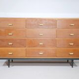 Teak Display Cabinet – Vintage Shop Display Counter from the 1950s
