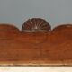 Ancient Empire desk in walnut with marble top, Italy, 19th century.