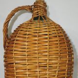 Rattan bottle vintage