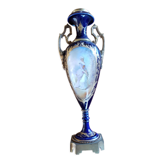 Vase bleu cobalt Sèvres