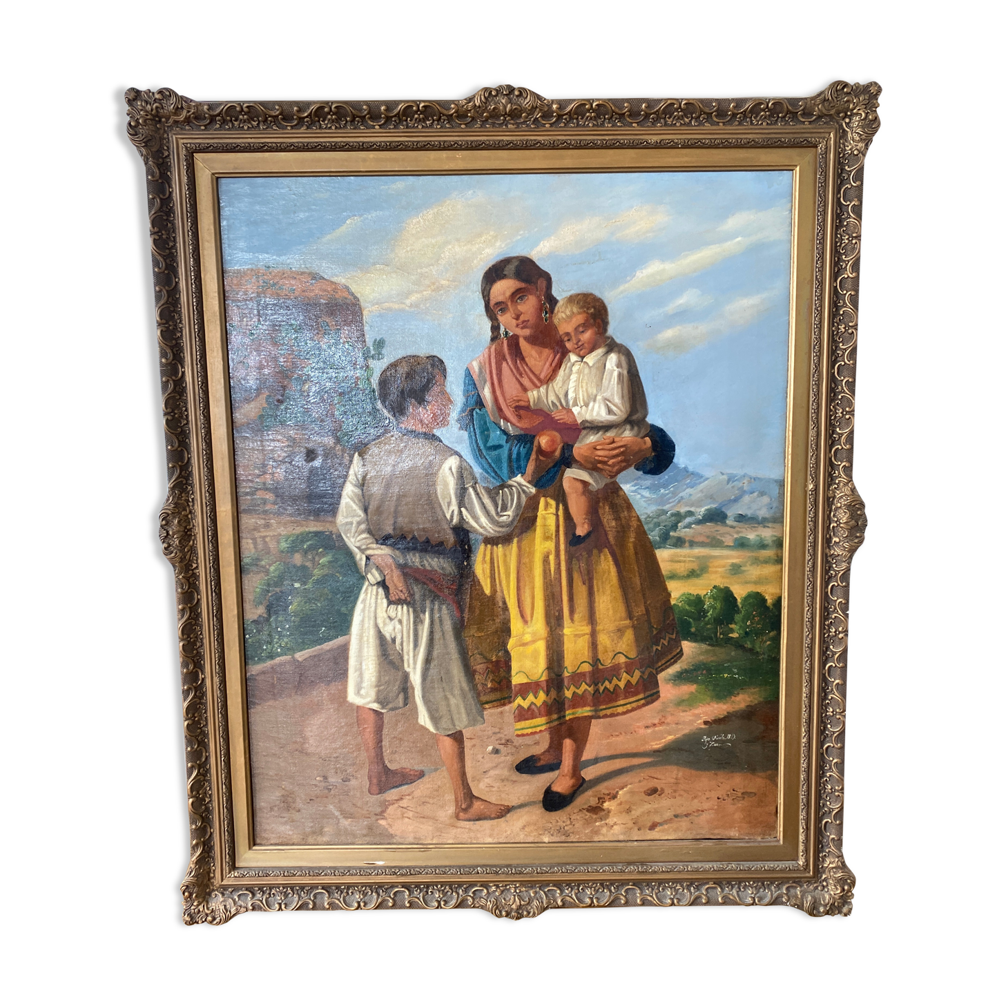 South American family portrait 1869