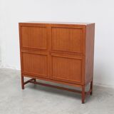 Decorative bar cabinet by Oswald Vermaercke for V-Form, 1966