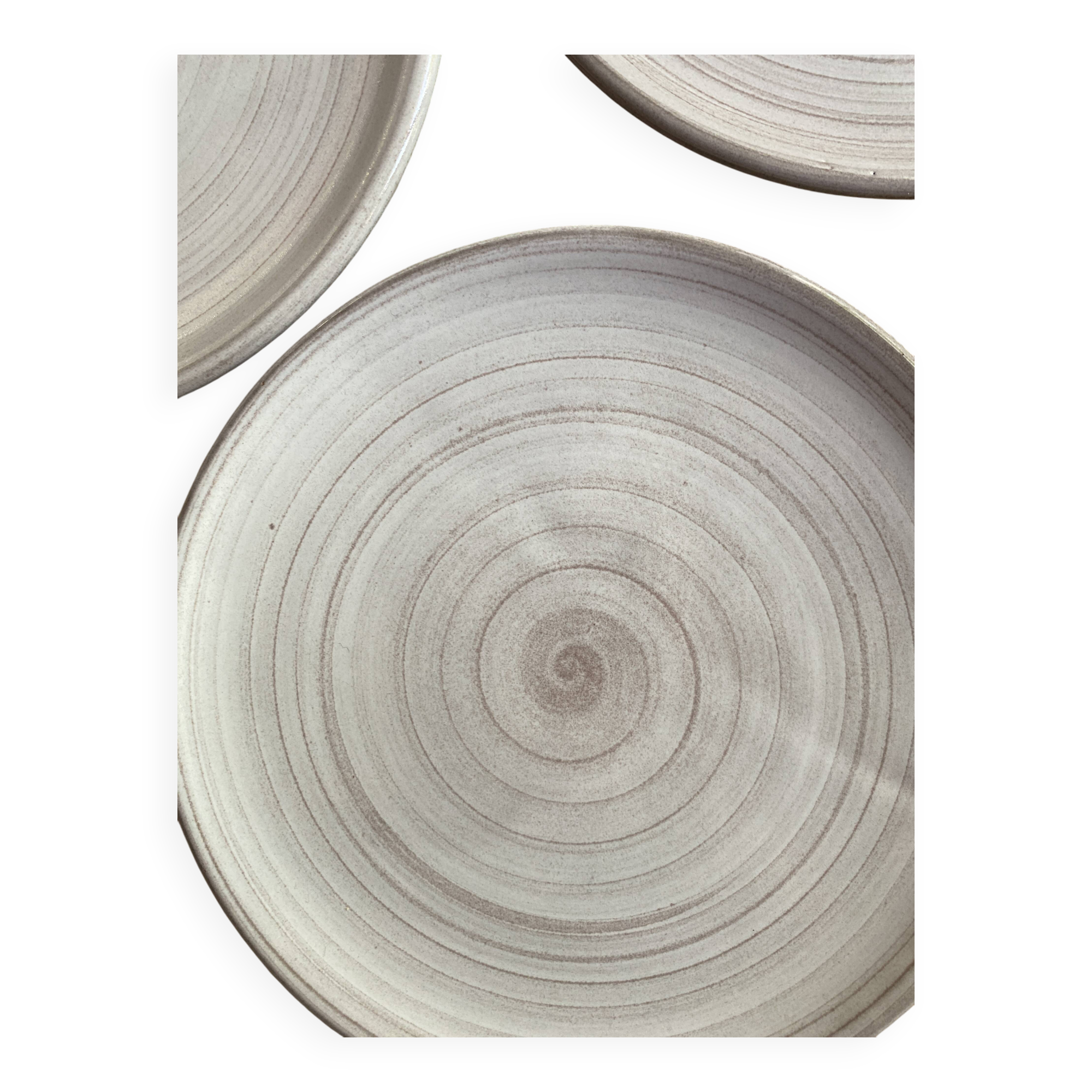 6 Danish ceramic plates