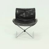 Leather Lounge Chair by Simon Desanta for COR Germany 1980s