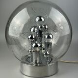 60s 70s table lamp ball lamp Doria "Big Ball" glass space age design