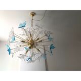 Lustre en verre de Murano