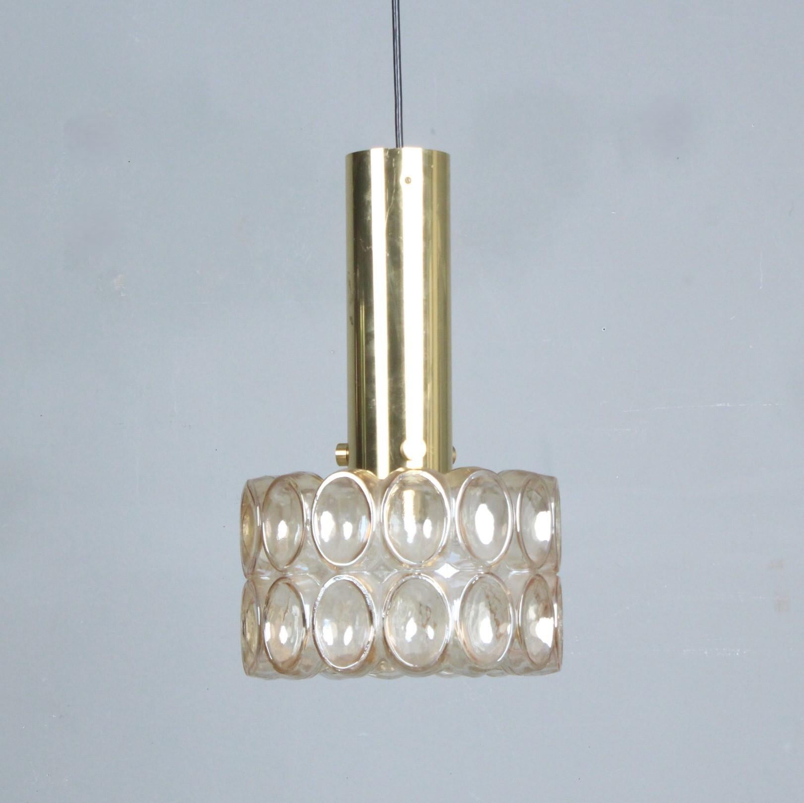 Suspended lamp Helena Tynell for Glashütte Limburg Germany 1960