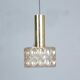 Suspended lamp Helena Tynell for Glashütte Limburg Germany 1960