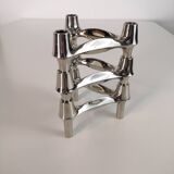 Set of three Nagel BMF candle holders