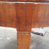 1930 art deco wood marquee pedestal table