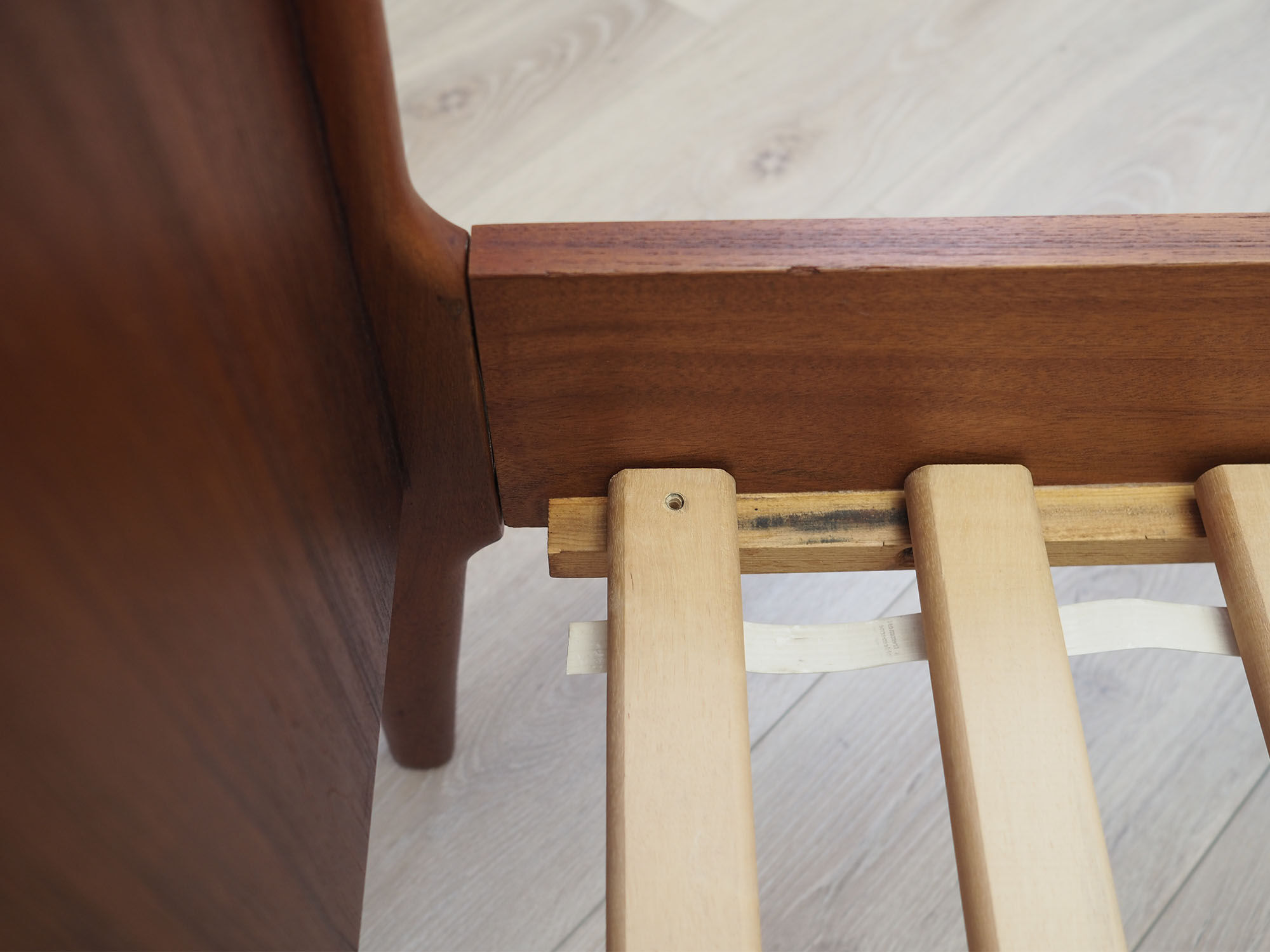 Teak bed, Danish design, 70's, Denmark