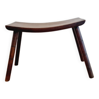 Tabouret oriental en bois