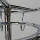 Standing chrome-plated Tubax coat rack