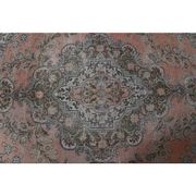1970s Vintage Persian Handmade Wool Orange Oversized Area Rug 284x385