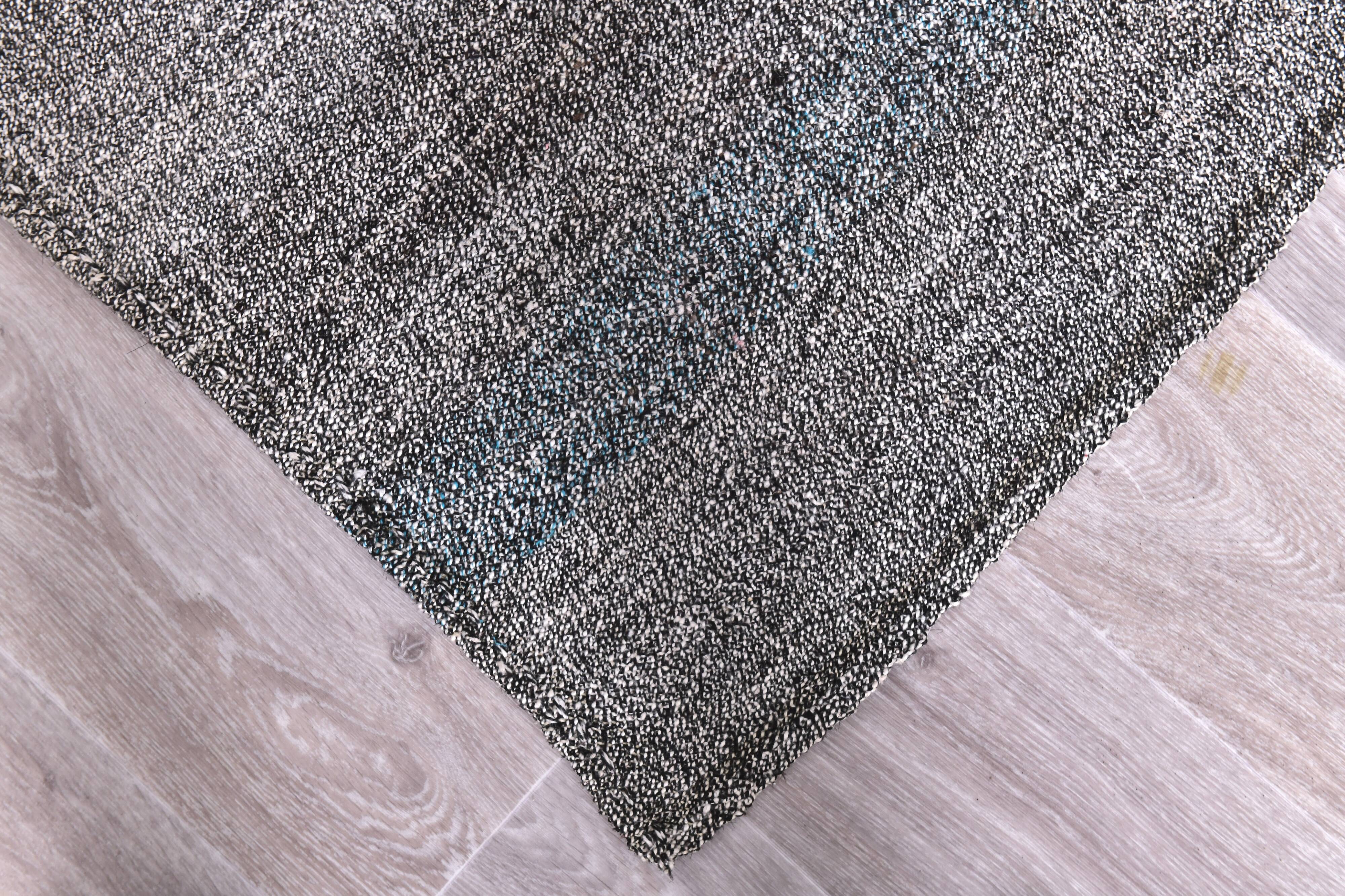 Gray Black Turkish Kilim Rug 159x247Cm SK 240591