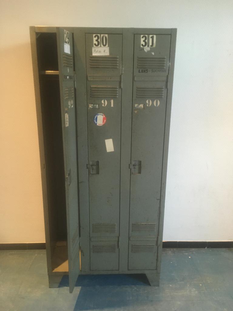 Vintage industrial wardrobe