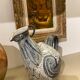 Vase poule en céramique La Borne
