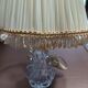Chevet vintage pied cristal cristallerie de lorraine