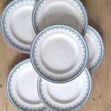 Set of 6 ironstone plates