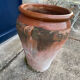 Large ancient jar in glazed terracotta – H. 56 cm