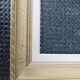 Old frame in gilded beige wood, 59x46 cm