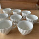 Set of 8 English cups