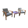 Pair of armchairs line roset French Line Didier Gomez